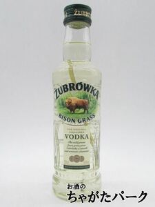 Zubrocka Bison Glass Vodka Детский размер Подлинный 37,5 градусов 200 мл