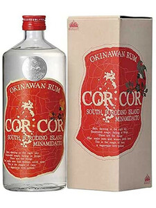 ラム酒 グレイスラム/COR COR 赤 40度720ml/南大東島のラム酒/父の日 敬老の日 家呑み 宅呑み