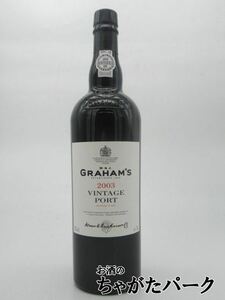  Graham Vintage port 2003 20 times 750ml