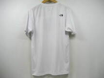 新品 定価4620円 THE NORTH FACE ノースフェイス NT32133 Tシャツ 半袖 S/S Color Dome Tee ビッグロゴ 白×黒 ホワイト ブラック サイズXL_画像3