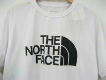 新品 定価4620円 THE NORTH FACE ノースフェイス NT32133 Tシャツ 半袖 S/S Color Dome Tee ビッグロゴ 白×黒 ホワイト ブラック サイズXL_画像2