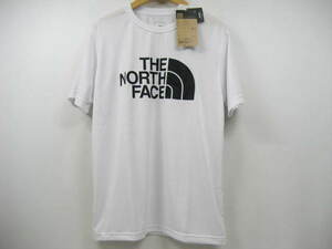 新品 定価4620円 THE NORTH FACE ノースフェイス NT32133 Tシャツ 半袖 S/S Color Dome Tee ビッグロゴ 白×黒 ホワイト ブラック サイズXL