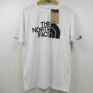 新品 定価4620円 THE NORTH FACE ノースフェイス NT32133 Tシャツ 半袖 S/S Color Dome Tee ビッグロゴ 白×黒 ホワイト ブラック サイズLの画像1