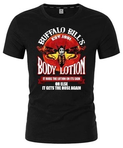 (◆[Tシャッ] 映画 羊たちの沈黙Tシャツ Buffalo Bill'S BODY LOTIONバッファロービルのボディローション サイズL 【即決,未着用】