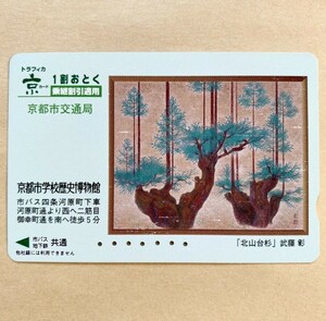 [ used ]to rough .ka capital card Kyoto city traffic department Kyoto city school history museum north mountain pcs Japanese cedar . wistaria .