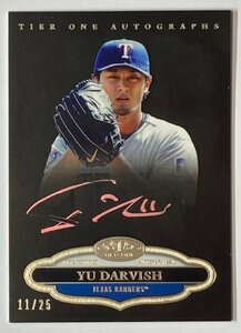 【激レア!ジャージーNo. 11/25枚限定】ダルビッシュ有直書きサイン 2013 Topps Tire One Auto