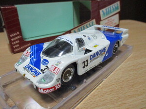  Vitesse 1/43 [ Porsche 956 ]da non color #33 white / blue 1986yru* man . mileage car * postage 400 jpy ( letter pack post service shipping )