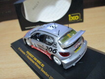 イクソ iXO　 1/43 「 プジョ－206 WRC 」 #2　スウェーデンラリー 2002ｙ 優勝車 ・送料 400円（レターパック発送） _画像5