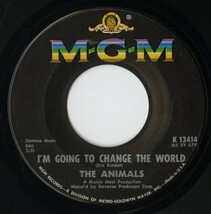 【ロック 7インチ】The Animals - It's My Life / I'm Going To Change The World [K 13414]_画像2