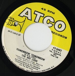 【ロック 7インチ】The Bee Gees - Tomorrow Tomorrow [45-6682]