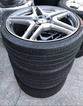 ベンツ 3本タイヤホイール 1本 (19x8.5) (225/35 ZR19) 2本(19x9.5) (265/30ZR 19) 19インチ オフセット 35 PCD 112_画像9