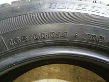 T94 165/65R14 ブリヂストン ブリザック VRX 冬タイヤ 溝有り良品 中古売切り1本のみ 法人向け送料安_画像5