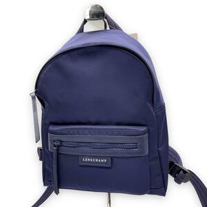  unused beautiful goods LONGCHAMP Long Champ navy blue color navy rucksack Day Pack commuting going to school 