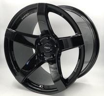 CLEAVE RACING TS54C 18x10.5J +15 5H-114.3 ブラック 2本セット_画像1