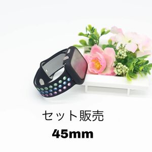 AppleWatch アップルウォッチ スポーツバンドカバーケース　45mm