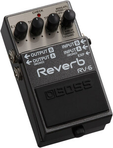 【即納可能】BOSS RV-6 Reverb ( ボス RV6 リバーブ リヴァーブ 空間系 コンパクトエフェクター )【三条店】