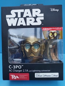  Star Wars /StarWars microUSB connector AC charger 2A C-3PO PG-DAC351C3