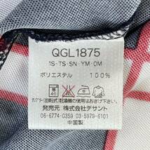 美品 ルコックスポルティフ le coq sportif レディース ゴルフウェア 半袖 ポロシャツ Mサイズ チェック柄 xxx_画像9