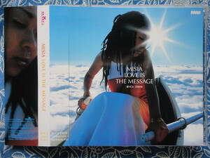 ◇MISIA/ LOVE IS THE MESSAGE ■帯付 ※盤面きれいです。　☆2nd2000年♪R&B系からポップナンバー、バラッドまで聴きどころ多