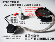 ■HIDを超えるLED ワゴンR スティングレー MH22S MH23S (H19.2～H24.8) D2S 純正HID交換用 36W LEDヘッドライト バルブ■1年保証_画像7