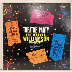 ●即決LP Claude Williamson / Theatre Party Attended 15003 j36415 米オリジナル、MR刻印 クロード・ウィリアムソン