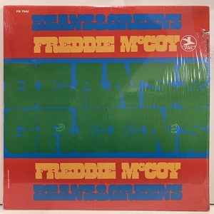 ●即決LP Freddie McCoy / Beans & Greens Prst7542 j36106 米オリジナル、右紺Trident Stereo Vangelder フレディ・マッコイ