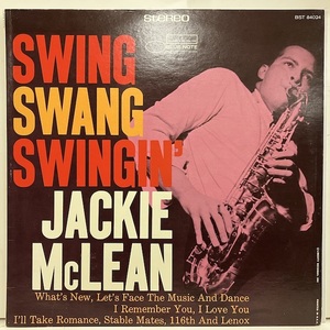 ●即決LP Jackie McLean / Swing Swang Swingin' j36128 米盤、Ua Stereo Rvg無し 