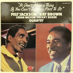 ●即決LP Milt Jackson Ray Brown / It Don't Mean A Thing If You Can't Tap Your Foot To It j36137 米オリジナル ミルト・ジャクソン