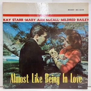 ●即決VOCAL LP Kay Starr Mary Ann McCall Mildred Bailey / Almost Like Being In Love jv4164 米オリジナル、Rvg手書きX20機械刻印 