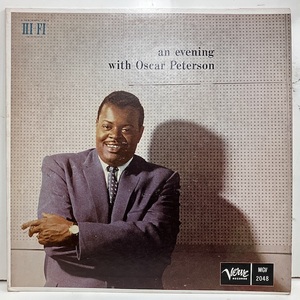 ●即決LP Oscar Peterson / An Evening With Oscar Peterson j36336 米盤、黒銀Vinc/T Dg Mono オスカー・ピーターソン 