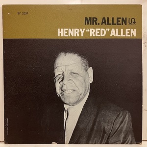 ●即決LP Henry Red Allen / Mr Allen svlp2034 j36357 米オリジナル、赤銀Dg Mono Vangelder ヘンリー・レッド・アレン