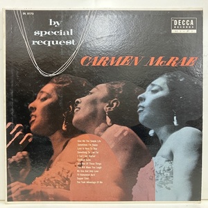 ●即決LP Carmen McRae / By Special Request Dl8173 jv4224 米盤、黒虹Dg Mono Gg カーメン・マクレエ 