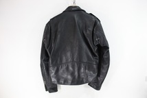 【最高級】KADOYA カウハイド レザーダブルライダースジャケット LL XL ブラック 黒 本革 牛革 K'S Leather Product カドヤ_画像2