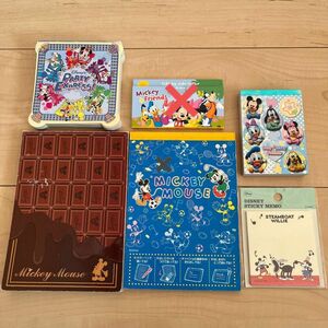 新中古品　レアなディズニーメモ&ふせんセット