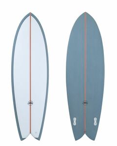 在庫処分スーパーセール!新品！大特価！2022モデル　ALOHA SURFBOARDS KEEL TWIN PU BLUE 5’8” 31.1L FCS2 