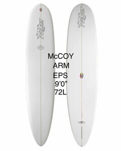 在庫処分スーパーセール！新品！未使用！大特価！McCOY ALL ROUND MAL 9’0” 72L CLEAR XF (EPS) 