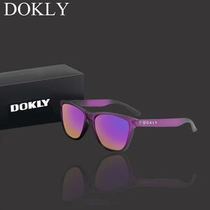 Dokly リアル polaroized サングラス男性と女性の偏光サングラス正方形サングラス眼鏡 oculos デゾル