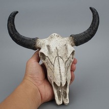 樹脂　ロングホーン　牛　スカルヘッド　壁装飾　3D　動物　彫刻　置物　工芸　家庭用　ハロウィンの装飾　A2413_画像5