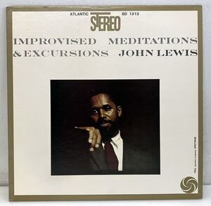 K150303▲国内盤 JHON LEWIS/IMPROVISED MEDITATIONS & EXCURISIONS LPレコード ジョン・ルイス/ジャズピアノ