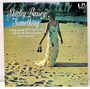 K135303 国内盤 SHIRLEY BASSEY/”SOMETHING” LPレコード シャーリー・バッシー/ヴォーカル/ジョージ・ハリスン