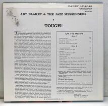 K163303▲国内盤 ART BLAKEY AND THE JAZZ MESSENGERS/TOUGH LPレコード アートブレイキー/ジャッキーマクリーン/ジャズ_画像2