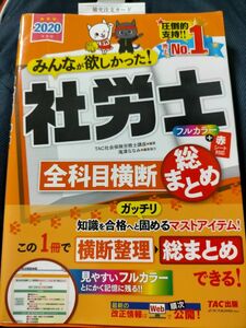 みんなが欲しかった! 社労士全科目横断総まとめ 2020年度版