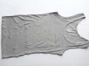  new goods HATHAWAY is sa way * gray hand ... is good feeling of quality stretch tank top M