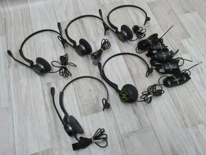 Ω tア 5392 保証有 Jabra BIZ 2300 QD コード付きヘッドセット HSC015 + GN1216 5台セット ・祝10000！取引突破！