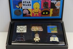  Star * War z pin badge set dozen * Bay da-C3PO R2-D2to LOOPER master Yoda STAR WARS Logo 6 kind set 