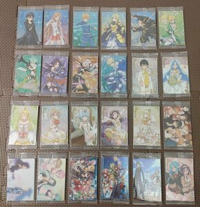SAO Sword Art Online ソードアート オンライン ウエハース2 カード 全24種 コンプ フルコンプ 未開封