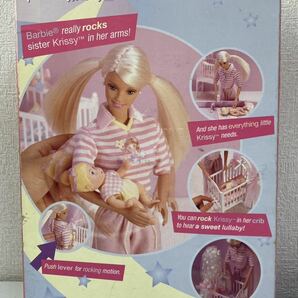 ☆ MATTEL マテル Barbie バービー 人形 bedtime babyキャリー 長期保管品 現状品 tt0202-1-6の画像6