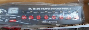 MFJ-1116　シャックやモービルの配線をすっきりメーター付きＤＣ電源分電盤
