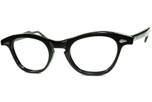 重要モデル 貴重BLACK個体1960s-70s デッド USA製 Regency Eyewear( TART OPTICAL タート オプティカル 2ndライン ) LEADING LIZ size46/22_画像2