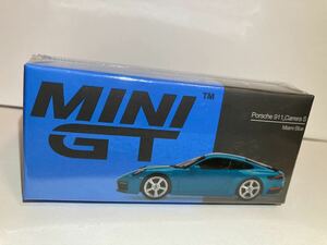MINI GT 1/64 ポルシェ 911 カレラ S マイアミブルー MGT00435-R
